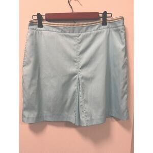 Greg‎ Norman Teal Pocket Side Zip Golf Tennis Skort Women Size 8